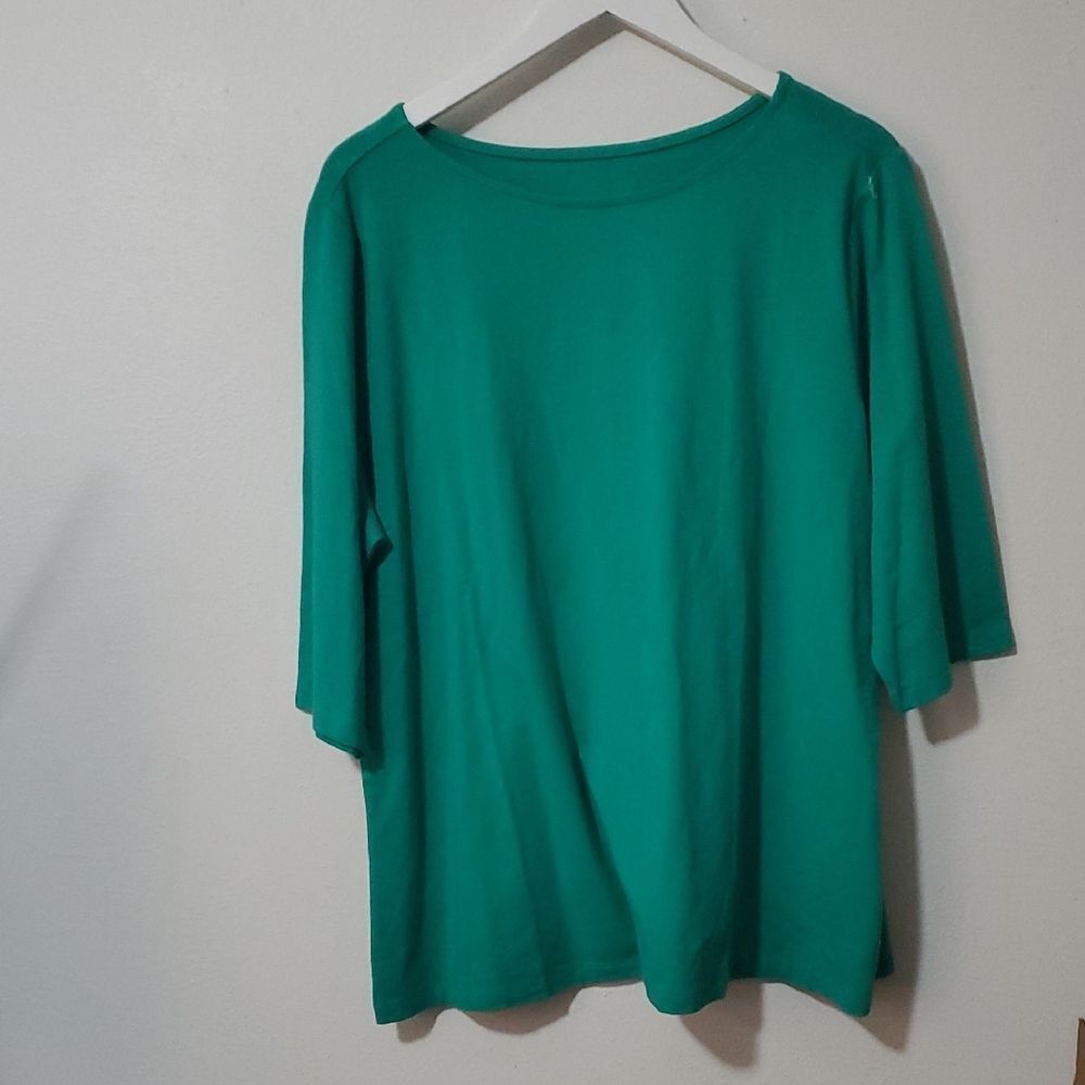 Essentials Jade Green Long Sleeve Tee